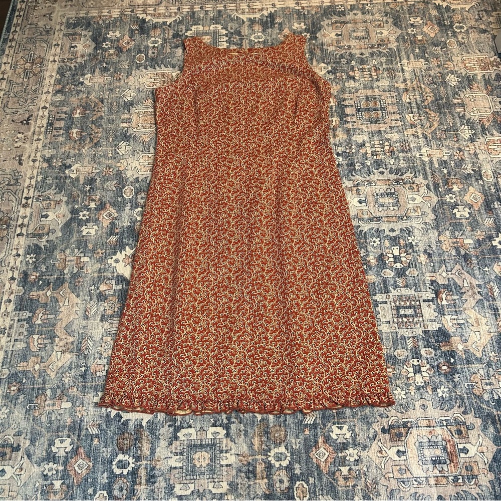 Liz Claiborne Floral Red Dress - Picture 1 of 10